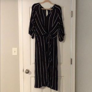 Stripe Midi Dress